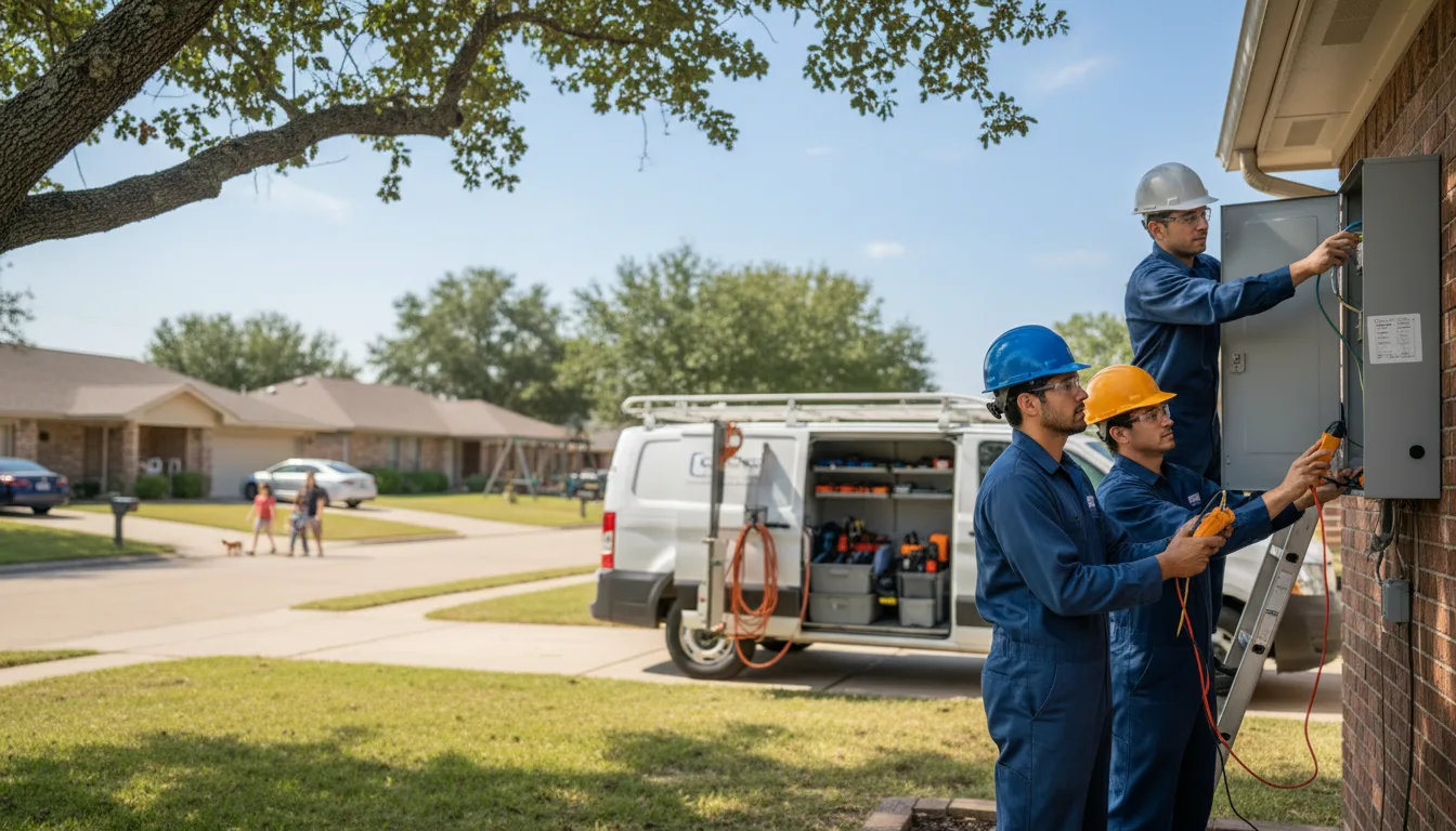 Certified electrician providing emergency electrical services in Dodge, ND